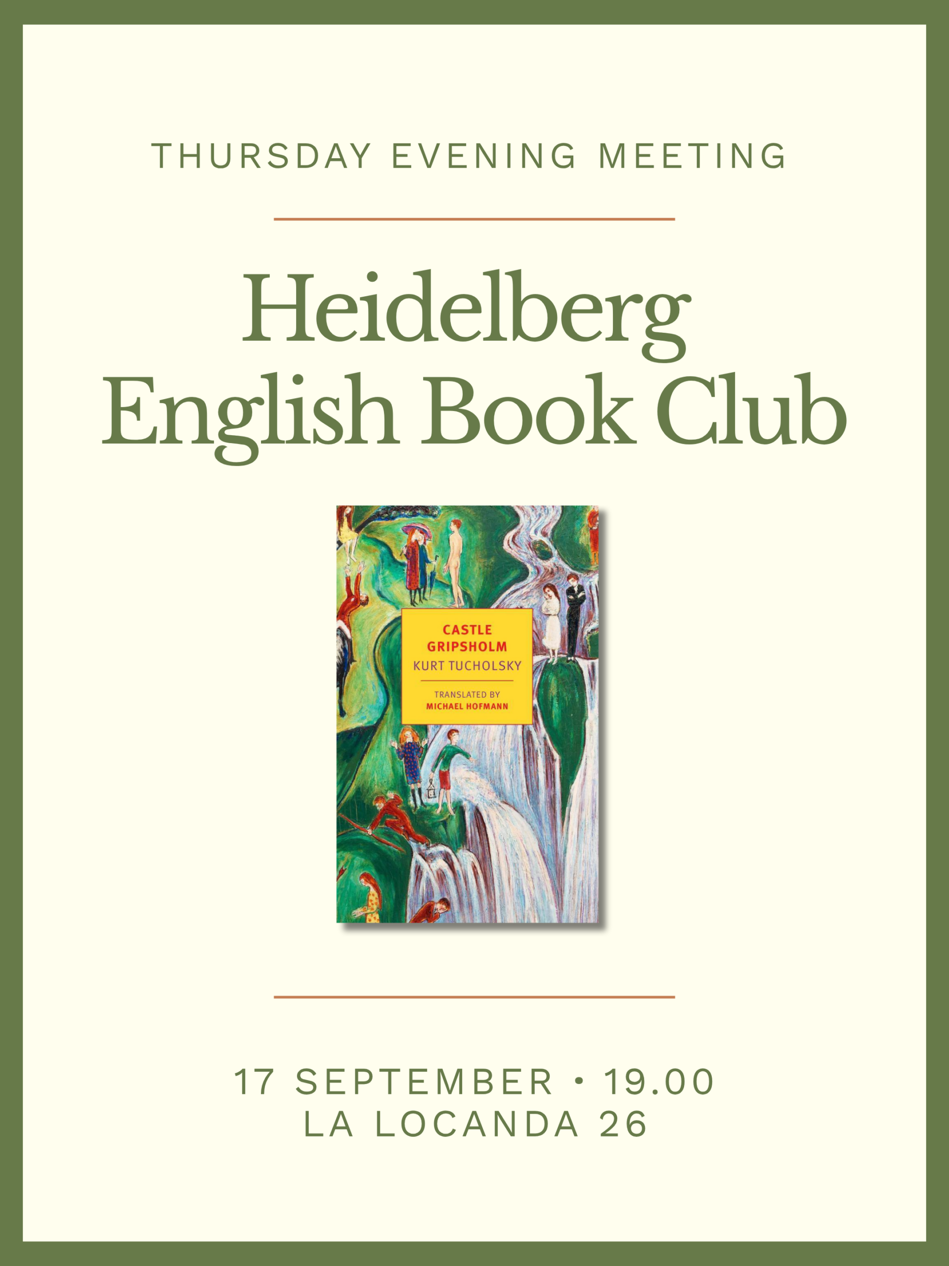 September Thursday Evening Meeting